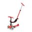 Monopatin Mini Micro Deluxe Magic Led Rojo